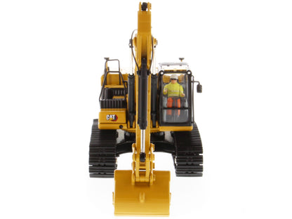 Cat Caterpillar 330 Hydraulic Excavator Next Generation with Operator "High Line Series" 1/50 Diecast Model by Diecast Masters-DiecastModeler.com