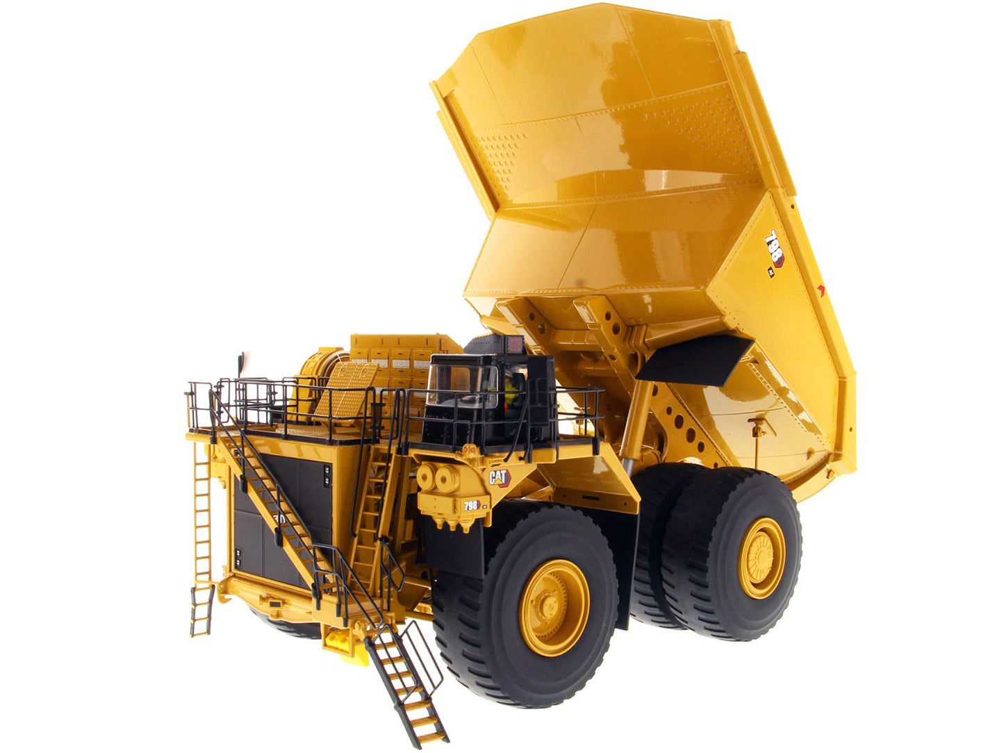 CAT Caterpillar 798 AC Mining Truck "High Line Series" 1/50 Diecast Model by Diecast Masters-DiecastModeler.com