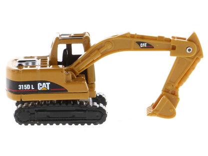 CAT Caterpillar 315D L Excavator Yellow "Micro-Constructor" Series Diecast Model by Diecast Masters-DiecastModeler.com