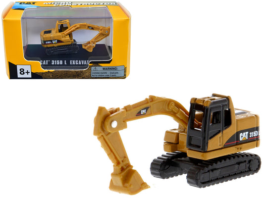 CAT Caterpillar 315D L Excavator Yellow "Micro-Constructor" Series Diecast Model by Diecast Masters-DiecastModeler.com