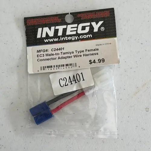 EC3 Male-to-Tamiya Type Female Connector Adapter Wire Harness C24401-DiecastModeler.com