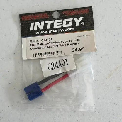 EC3 Male-to-Tamiya Type Female Connector Adapter Wire Harness C24401-DiecastModeler.com
