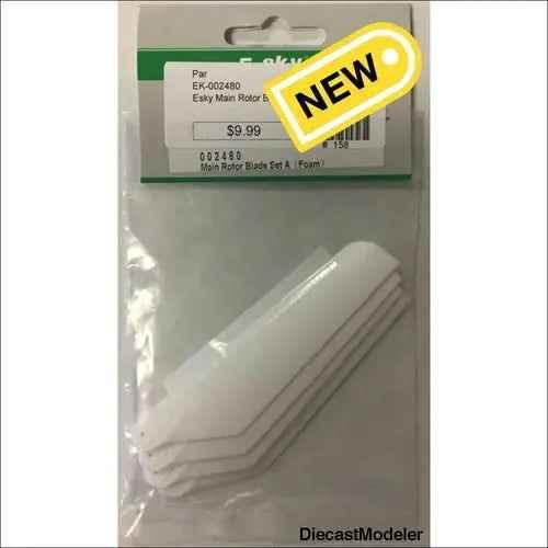 Esky Main Rotor Blade A (Foam) 4pcs - Nano-DiecastModeler.com