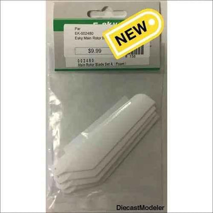 Esky Main Rotor Blade A (Foam) 4pcs - Nano-DiecastModeler.com