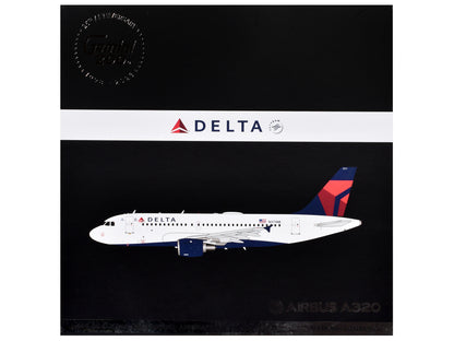 Airbus A320 Commercial Aircraft "Delta Air Lines" (N376NW) White with Red and Blue Tail "Gemini 200" Series 1/200 Diecast Model Airplane by GeminiJets