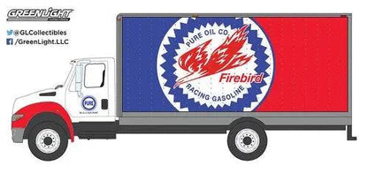 GL - 1-64 HD Trucks 16 - 2013 International® Durastar Box Truck Pure Oil Co. Firebird Racing Gasoline-DiecastModeler.com
