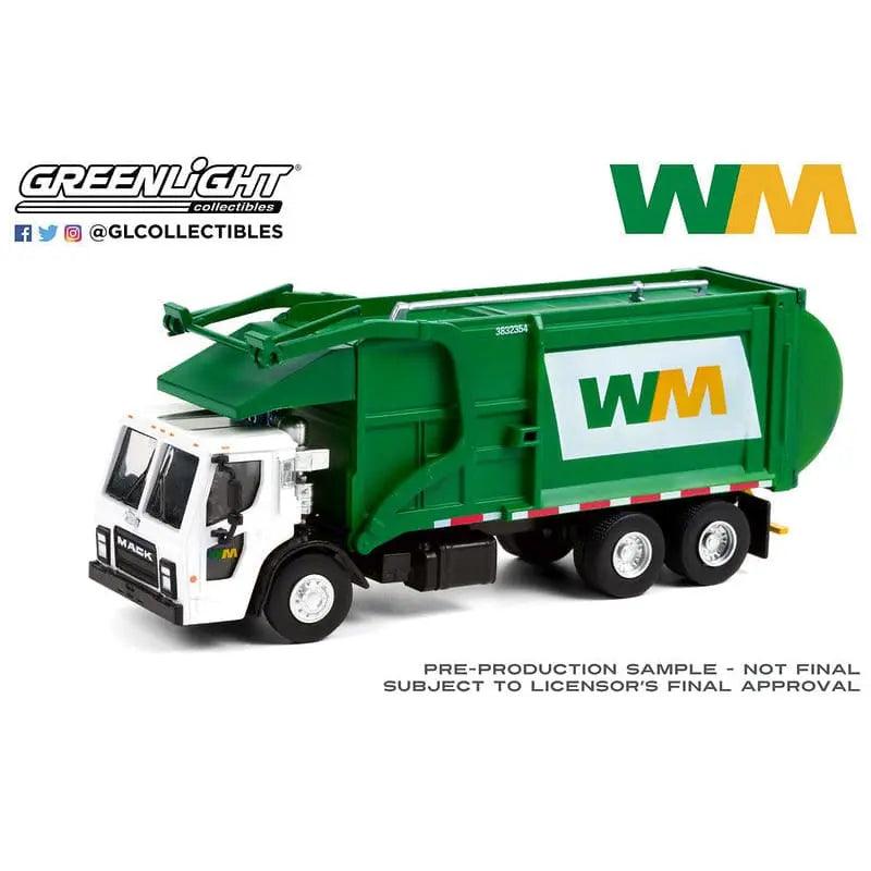 GL - 1:64 scale - 2020 Mack LR Refuse Truck - Waste Management-DiecastModeler.com