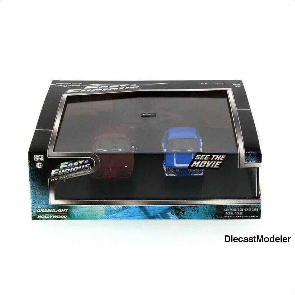 GL 1969 Dodge Charger Daytona and 1974 Ford Escort RS 2 F&F-DiecastModeler.com