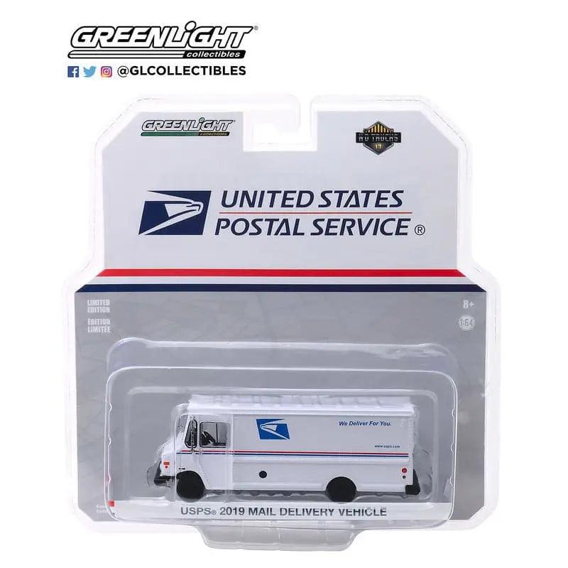 GL HD Truck Series 17 1/64 Scale Diecast USPS 2019 Package Truck (CASE/6PCS)-DiecastModeler.com
