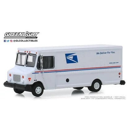 GL HD Truck Series 17 1/64 Scale Diecast USPS 2019 Package Truck (CASE/6PCS)-DiecastModeler.com