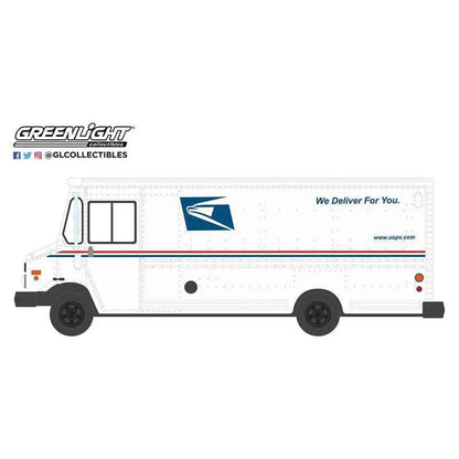 GL HD Truck Series 17 1/64 Scale Diecast USPS 2019 Package Truck (CASE/6PCS)-DiecastModeler.com