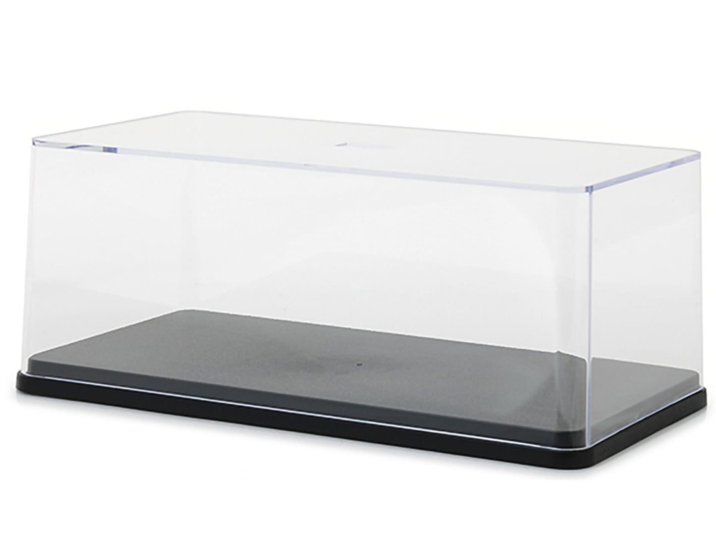 Collectible Display Show Case with Black Plastic Base for 1/24 Scale Models by Greenlight