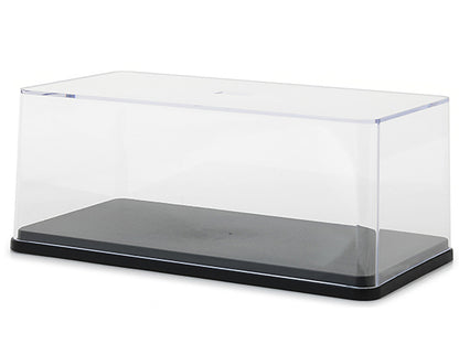 Collectible Display Show Case with Black Plastic Base for 1/24 Scale Models by Greenlight