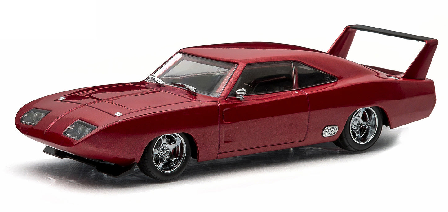 Dom's 1969 Dodge Charger Daytona Maroon "Fast and Furious 6" Movie (2013) 1/43 Diecast Model Car by Greenlight