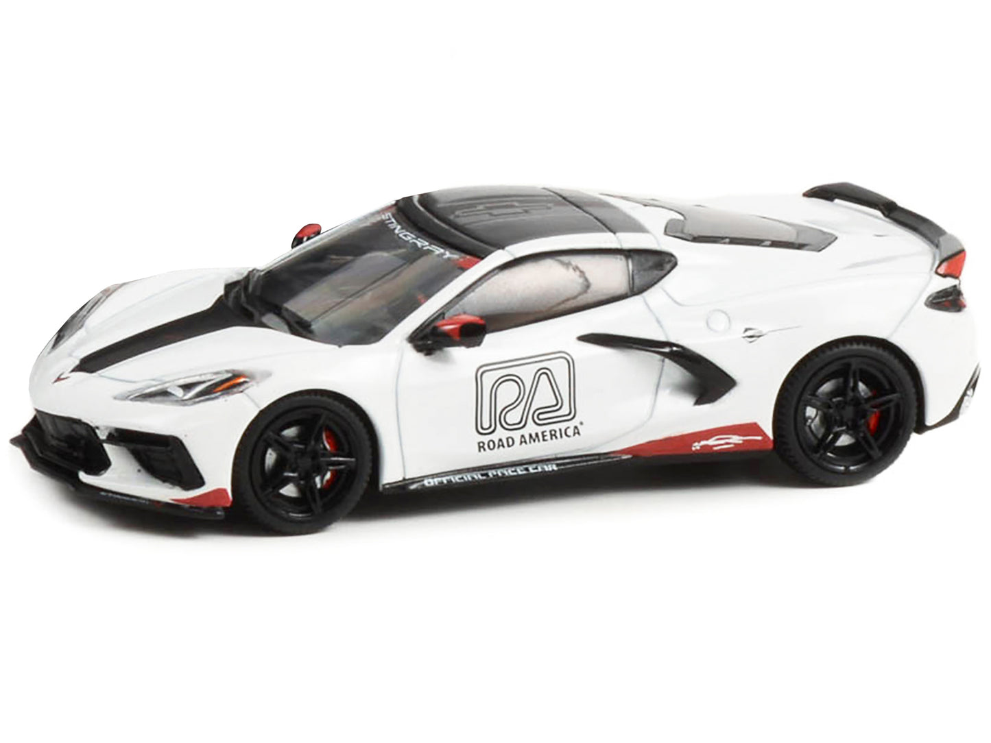 2020 Chevrolet Corvette C8 Stingray "Road America Official Pace Car" 1/43 Diecast Model Car by Greenlight