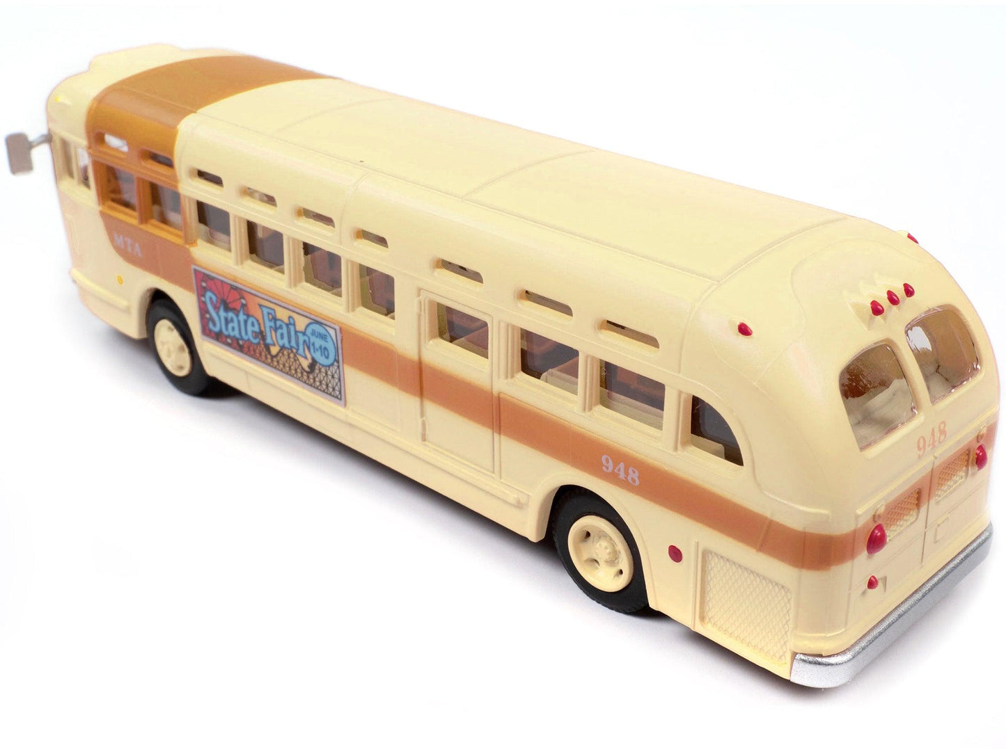 GMC PD-4103 Transit Bus #948 Beige "MTA Miami" 1/87 (HO) Scale Model by Classic Metal Works-DiecastModeler.com