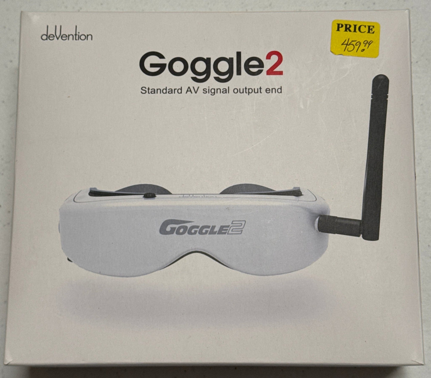 Goggle2 by Devention - standard AV signal output end-DiecastModeler.com