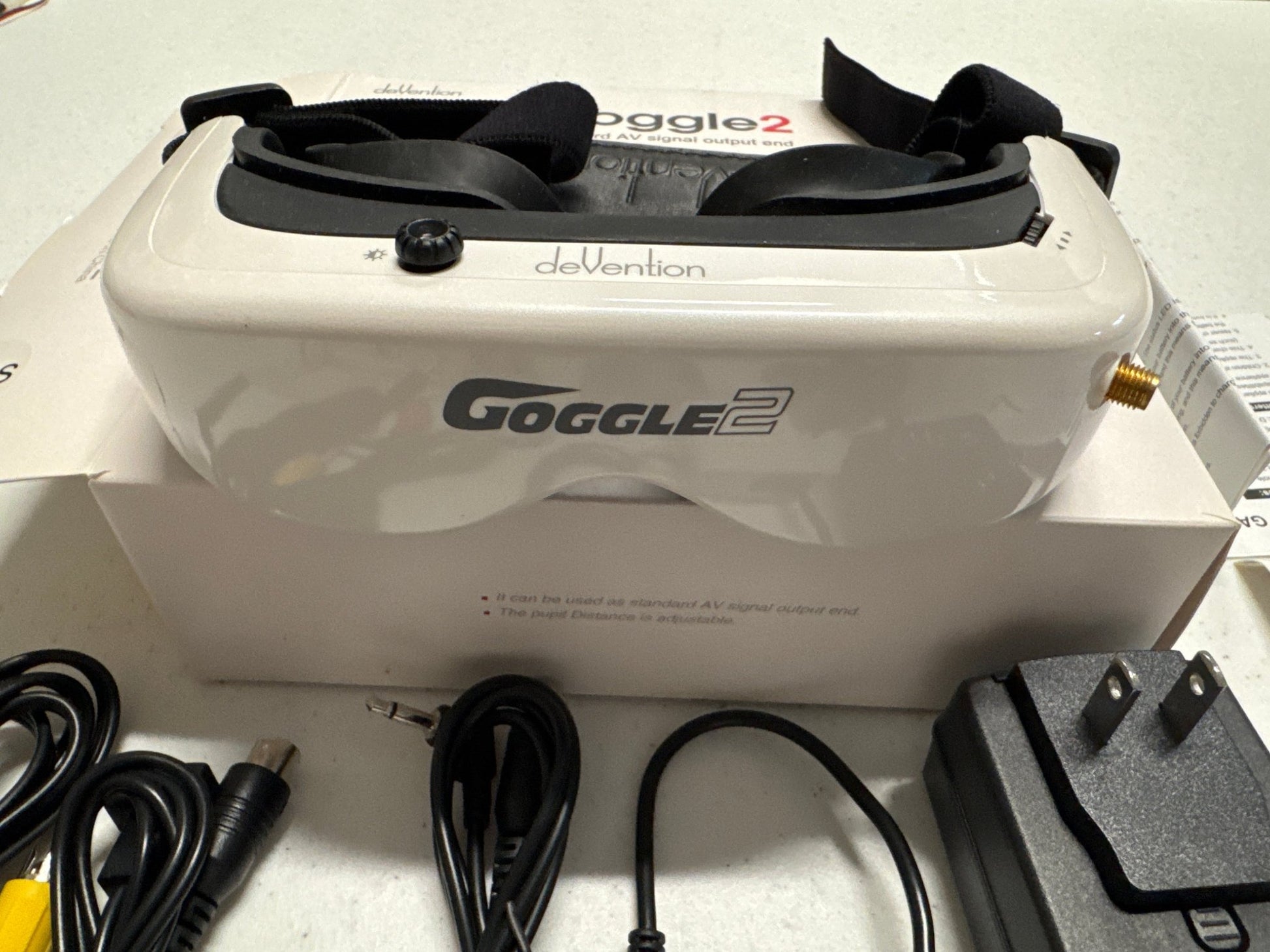 Goggle2 by Devention - standard AV signal output end-DiecastModeler.com