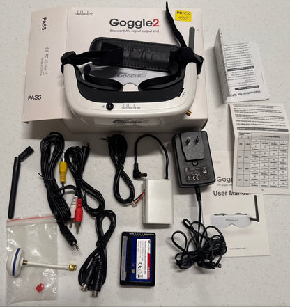 Goggle2 by Devention - standard AV signal output end-DiecastModeler.com