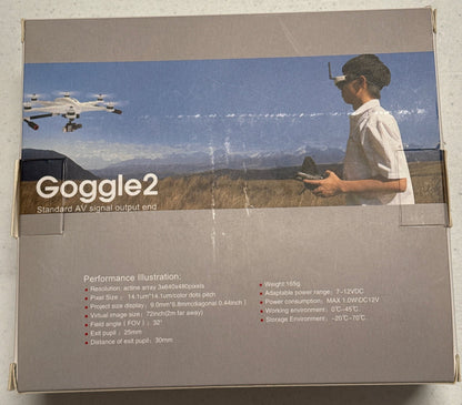 Goggle2 by Devention - standard AV signal output end-DiecastModeler.com