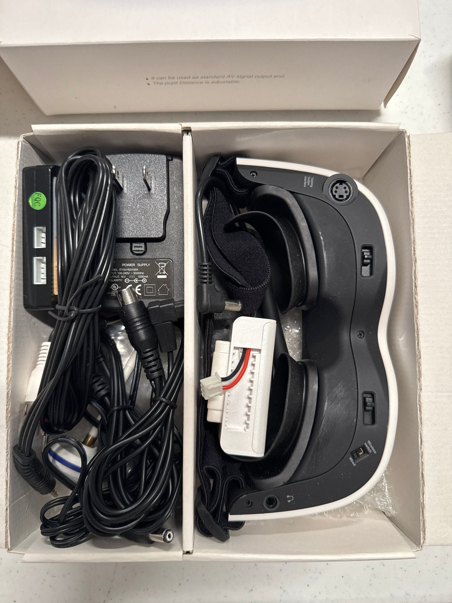 Goggle2 by Devention - standard AV signal output end-DiecastModeler.com