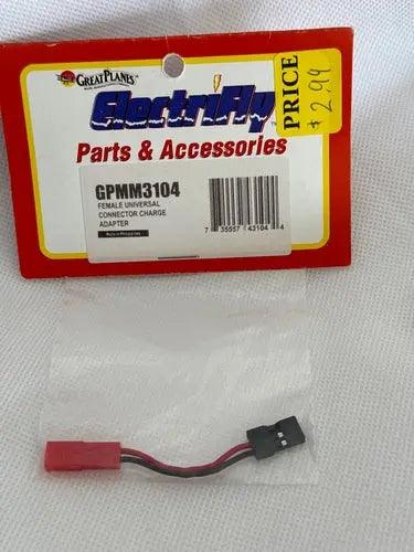 Great Planes ElectriFly Female Univ Conn Charge Adpt-DiecastModeler.com