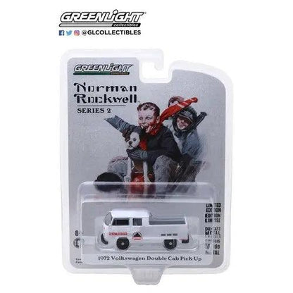 Greenlight - 1/64 Norman Rockwell 2 - 1972 VW Type 2 Double Cab Pickup-DiecastModeler.com
