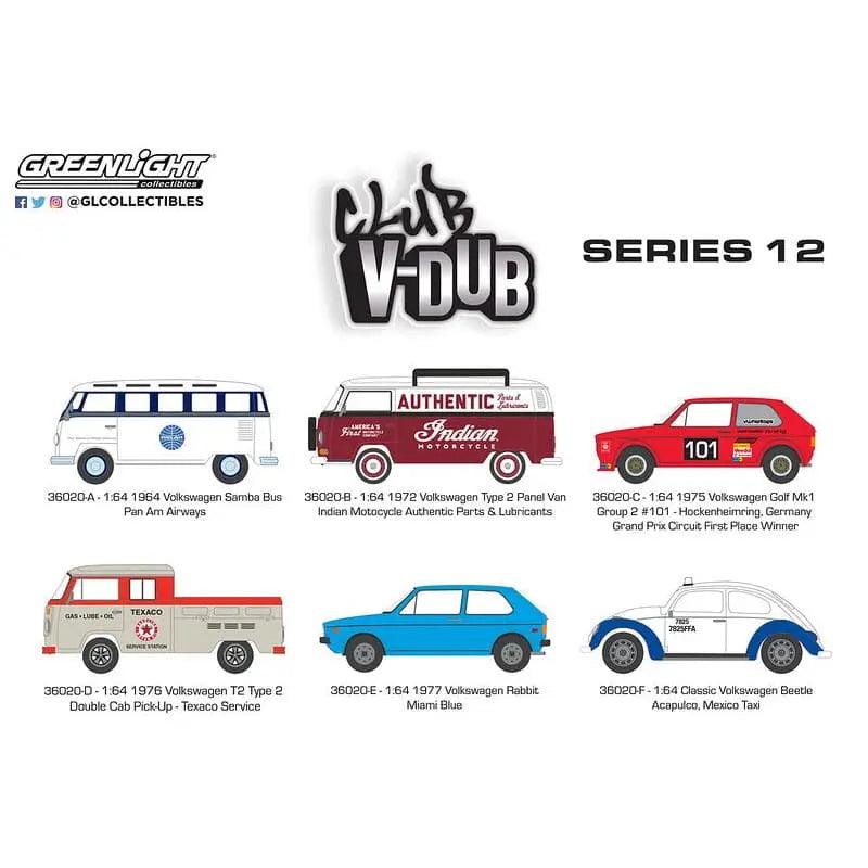 Greenlight - 1:64 Scale Club Vee-Dub Series 12 (CASE)-DiecastModeler.com