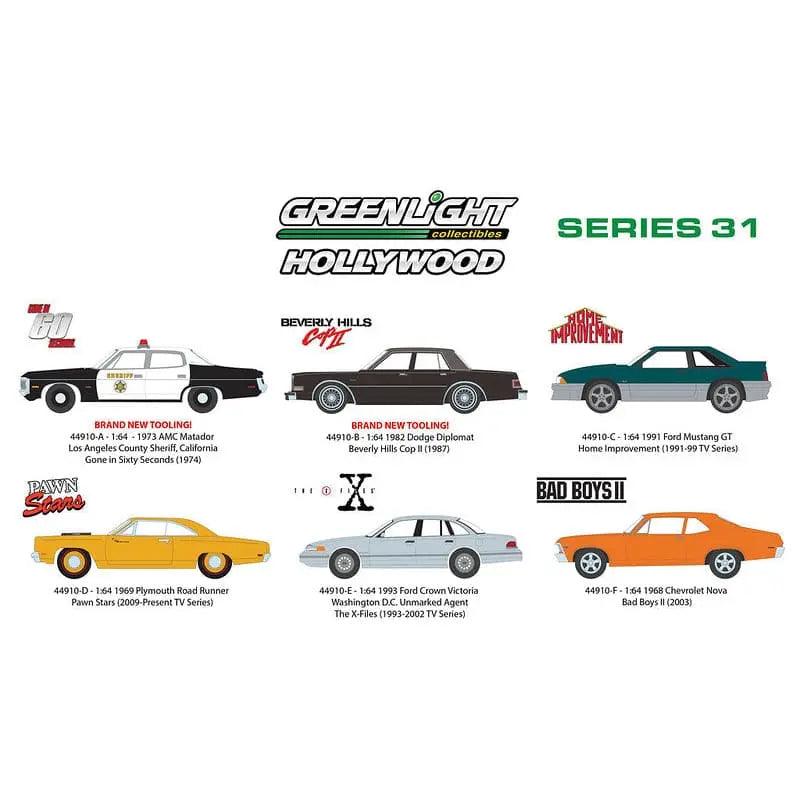 Greenlight - 1:64 Scale Hollywood Series 31 (CASE)-DiecastModeler.com