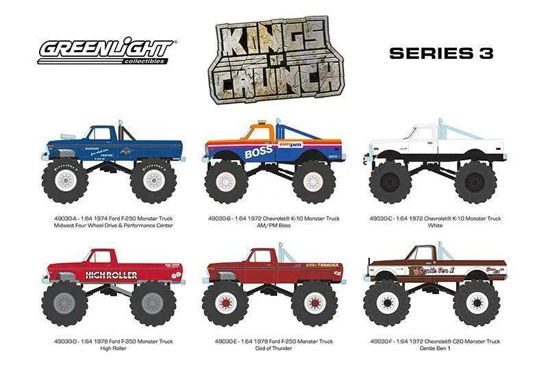 Greenlight - 1:64 Scale Kings of Crunch - Series 3 (CASE)-DiecastModeler.com