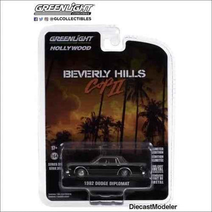 Greenlight - 1982 Dodge Diplomat - Beverly Hills Cop II-DiecastModeler.com