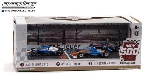 Greenlight - 2020 Indianapolis 500 Podium 3-Car Set - 1:64 scale-DiecastModeler.com