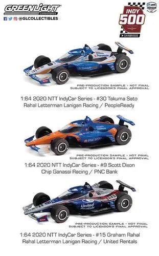 Greenlight - 2020 Indianapolis 500 Podium 3-Car Set - 1:64 scale-DiecastModeler.com