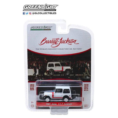 Greenlight - Barrett Jackson 1-64 Barrett-Jackson Series 4 - 1981 Jeep CJ-7 Custom-DiecastModeler.com