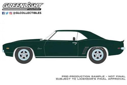 Greenlight - Barrett Jackson 1969 Chevrolet® COPO Camaro® ZL1 in Fathom Green-DiecastModeler.com