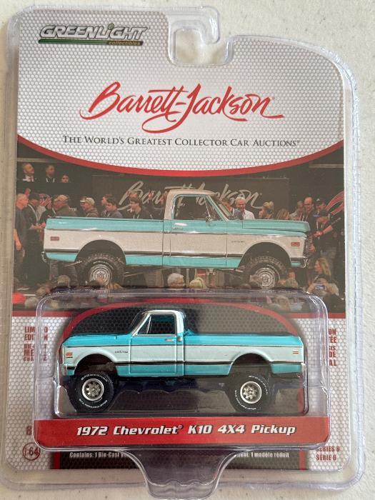 Greenlight - Barrett Jackson 1972 Chevrolet K10 4x4 Pickup-DiecastModeler.com