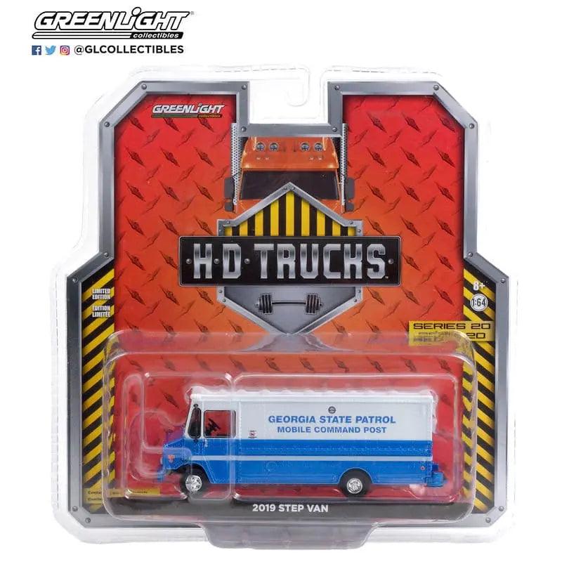 Greenlight - HD Trucks - 2019 Step Van- Mobile Command Center-GaSP-DiecastModeler.com