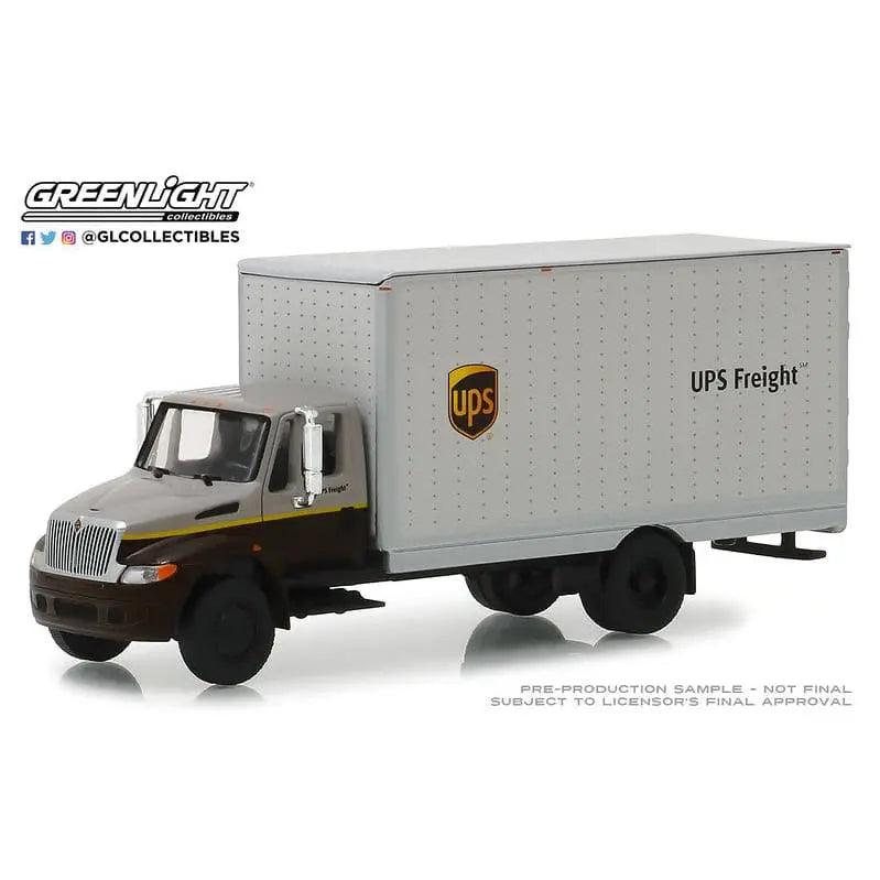 Greenlight - HDTrucks Limited Edition 1:64 Scale. UPS box Van-DiecastModeler.com