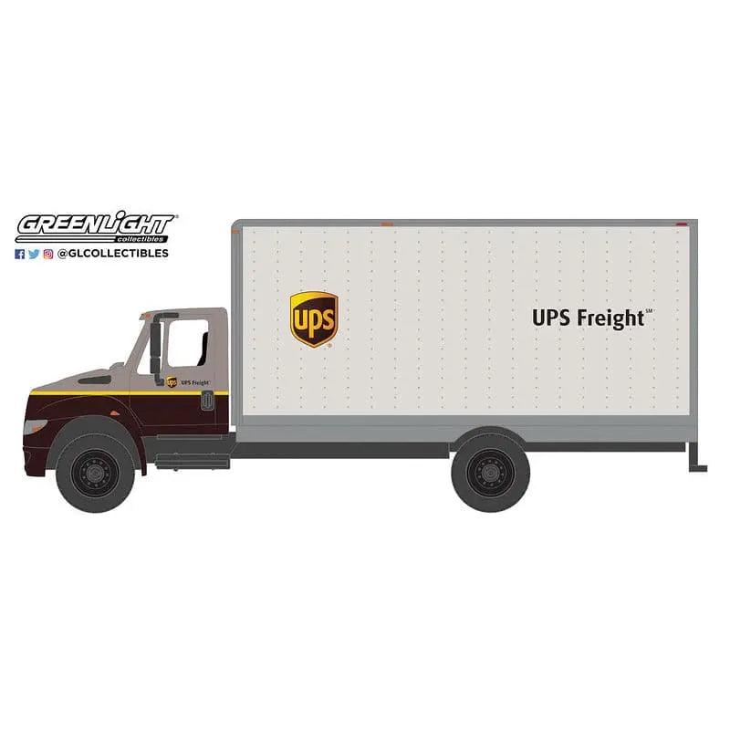 Greenlight - HDTrucks Limited Edition 1:64 Scale. UPS box Van-DiecastModeler.com