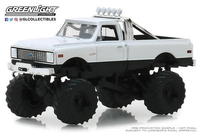 Greenlight - Kings of Crunch - 1-64 Kings of Crunch 3 - 1972 Chevy K-10 Monster-DiecastModeler.com