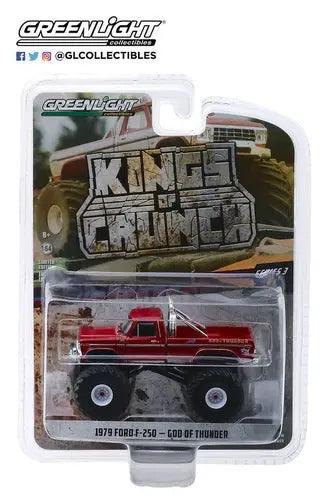 Greenlight - Kings of Crunch 3 - 1979 Ford F-250 Monster Truck - God of Thunder-DiecastModeler.com