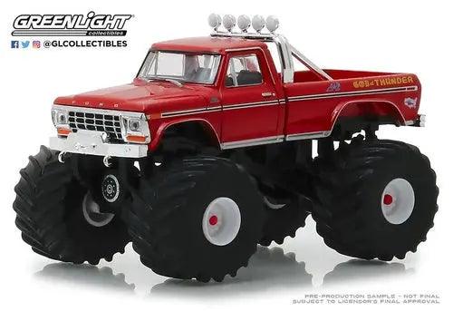 Greenlight - Kings of Crunch 3 - 1979 Ford F-250 Monster Truck - God of Thunder-DiecastModeler.com