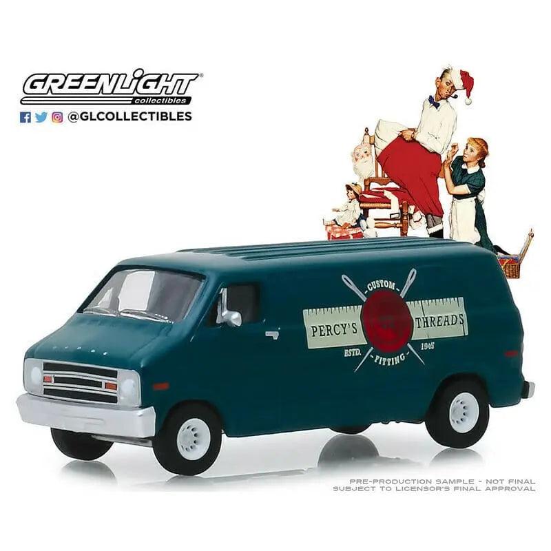 Greenlight - Norman Rockwell S2 - 1/64 Scale diecast car - 1977 Dodge B-100 - Pk-DiecastModeler.com