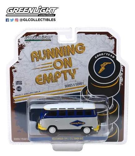 Greenlight - Running on Empty Series 1 -Volkswagen Type 2 (T1) Samba Bus - Goodyear Tires-DiecastModeler.com