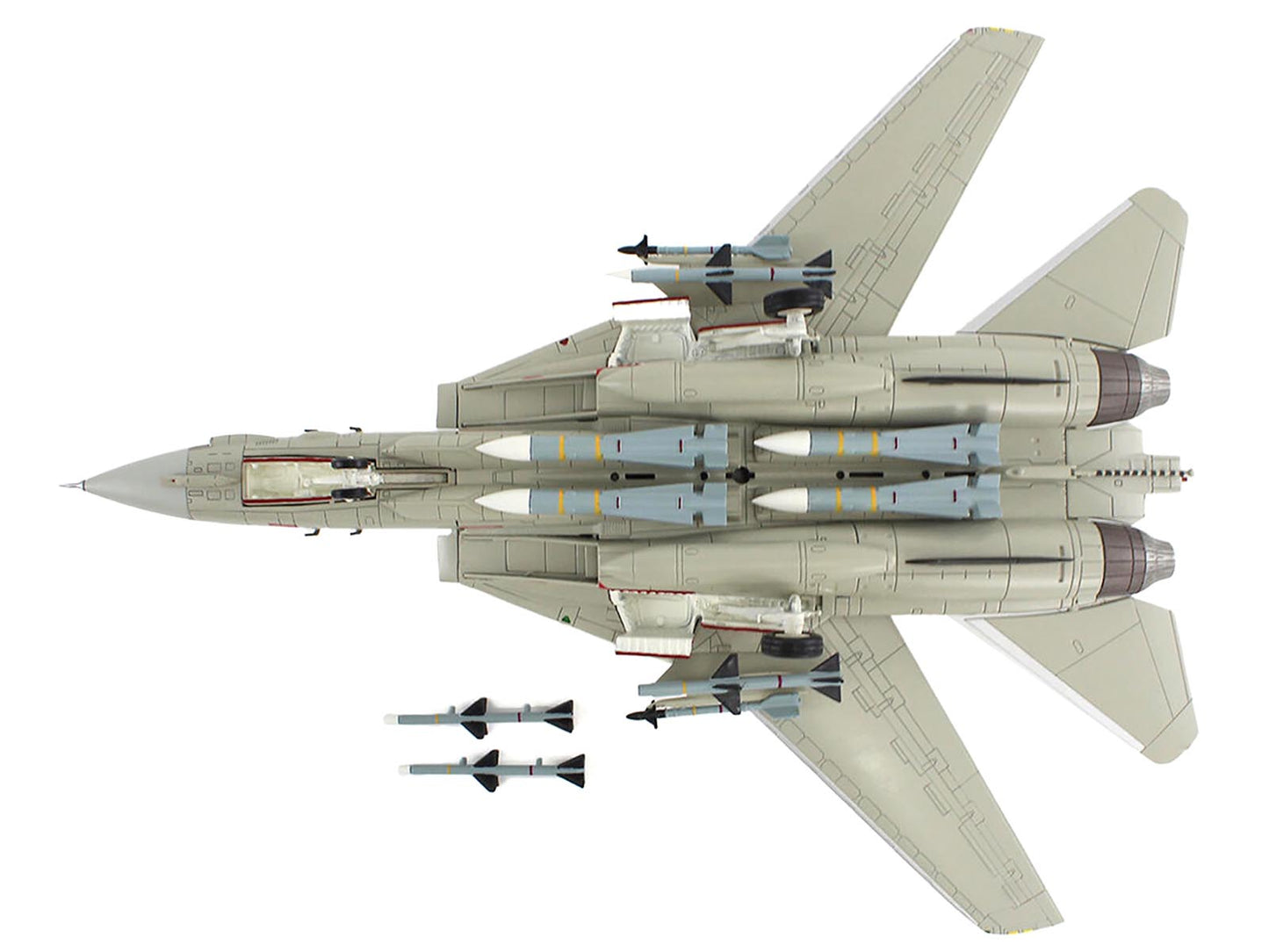 Grumman F-14A Tomcat Fighter Aircraft "Bandit Rogue Nation" United States Navy "Air Power Series" 1/72 Diecast Model by Hobby Master