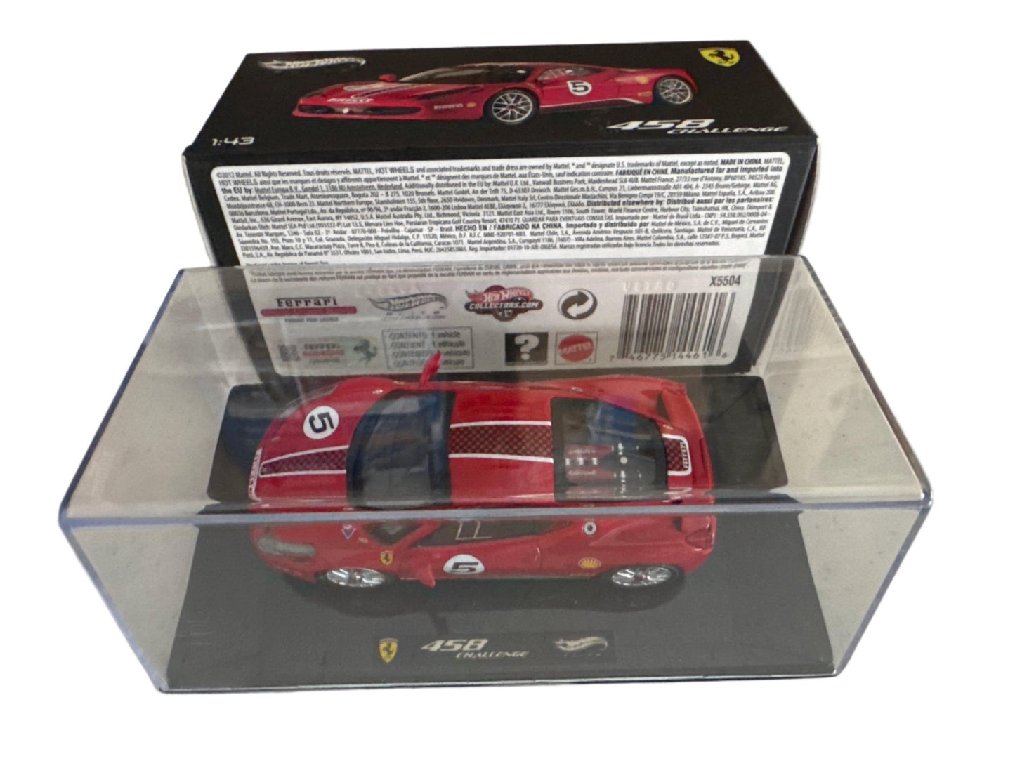 Hot wheels Ferrari 458 challenge 1/43 scale-DiecastModeler.com