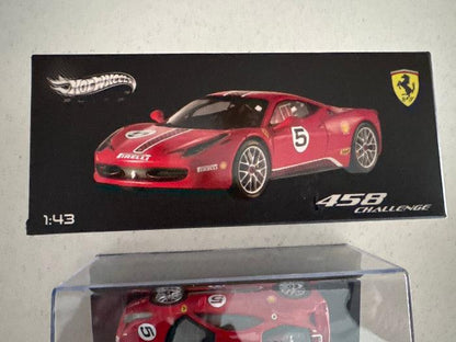 Hot wheels Ferrari 458 challenge 1/43 scale-DiecastModeler.com