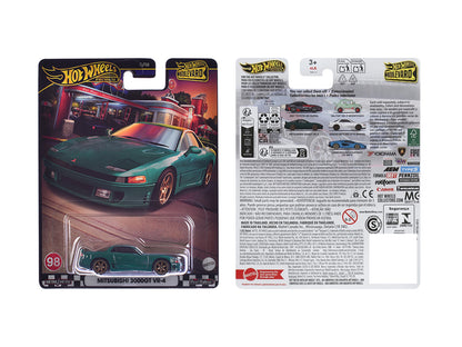 Mitsubishi 3000GT VR-4 Green Metallic "Boulevard" Series Diecast Model Car by Hot Wheels