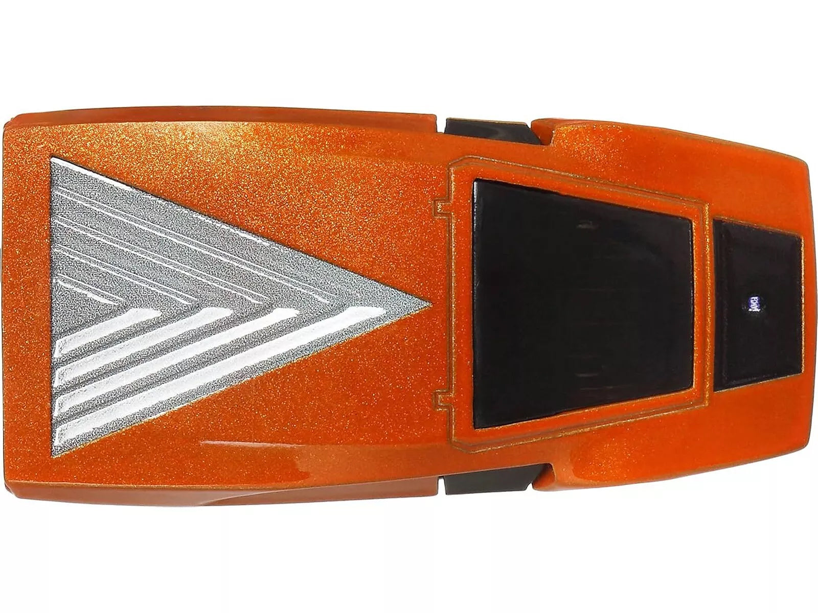 Lancia Stratos Zero Concept Car Orange Metallic "Hammer Drop" Series Diecast Model Car by Hot Wheels-DiecastModeler.com