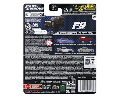 Toyota Land Cruiser FJ43 Red with White Top "The Fate of the Furious" (2017) Movie "Fast & Furious" Series Diecast Model Car by Hot Wheels-DiecastModeler.com